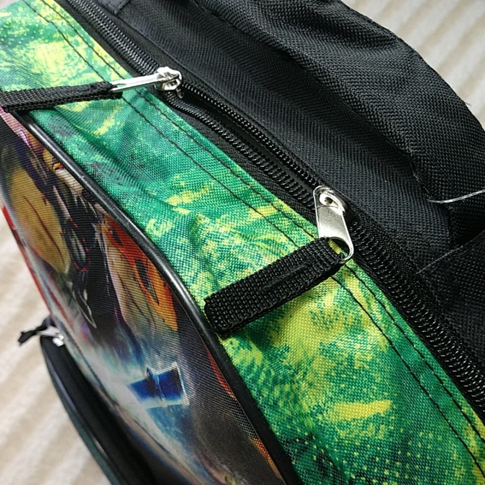 NEW Kid's Backpack Teenage Mutant Ninja Turtle 16" Sewer Shell Mesh Side Pockets - Picture 8 of 8